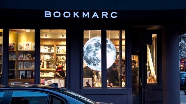 Librería Bookmarc por fuera, foto de Mike G.