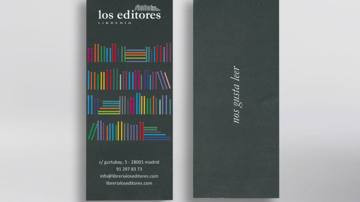 Marca páginas de la librería Los editores