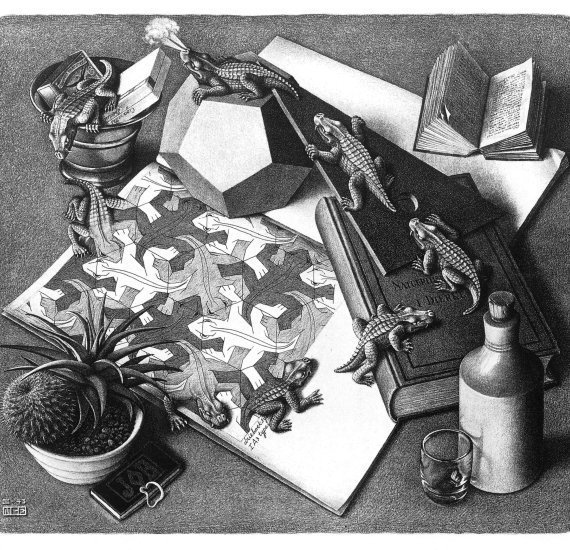 Imagen de Eschermanía versión ex libris